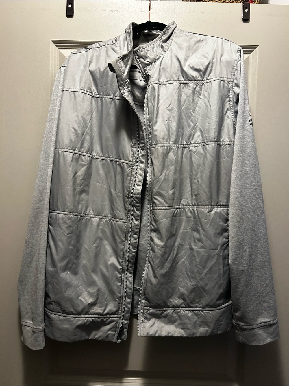 NBC Sports Light Gray Men's Quilted Jacket